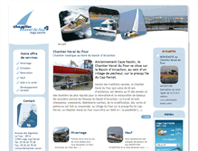 Tablet Screenshot of chantier-naval-bassin-arcachon.com